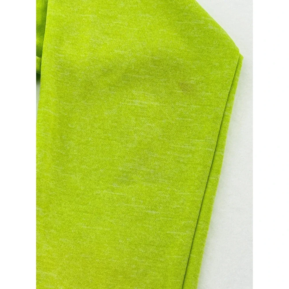 Nike Youth Medium‎ Dri Fit Long Sleeve Shirt Neon Green Athletic Boys